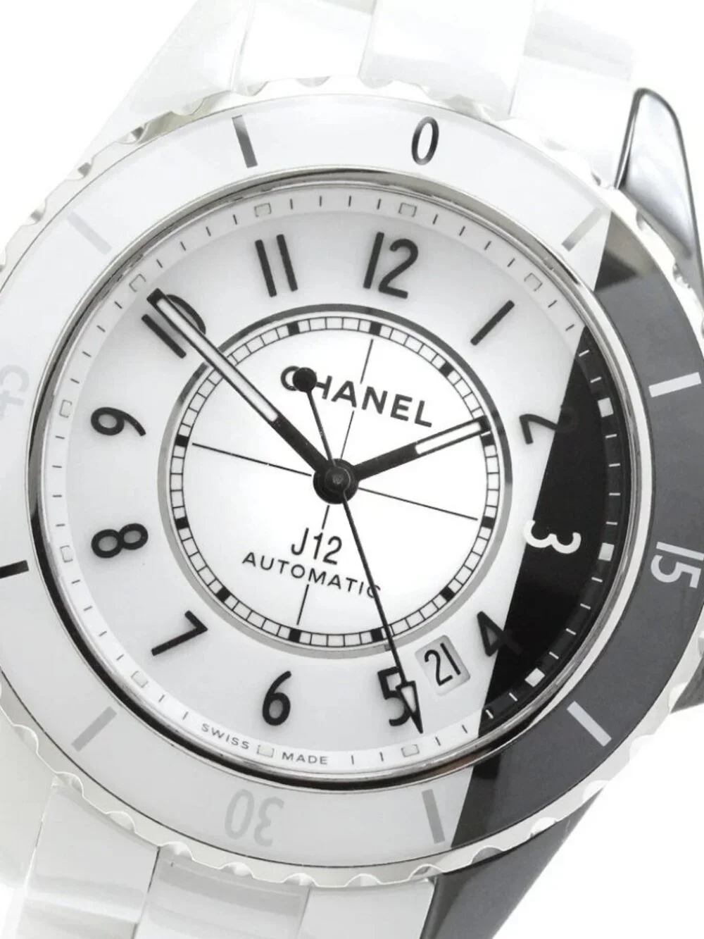 CHANEL J12 paradox H6515 Date White / black Dial Automatic Men's Watch_963142
